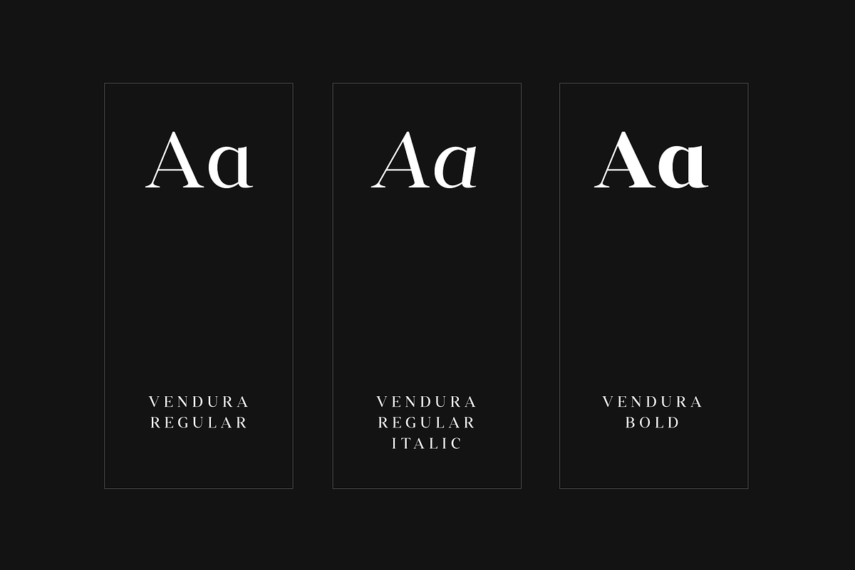 Vendura – Neoclassic Serif Family, a Serif Font by Marc Lohner (Photo 5 of 10)