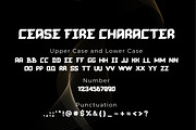 Cease Fire Bold Display, a Sans Serif Font by Gumrega Studio (Thumbnail 6 of 7)