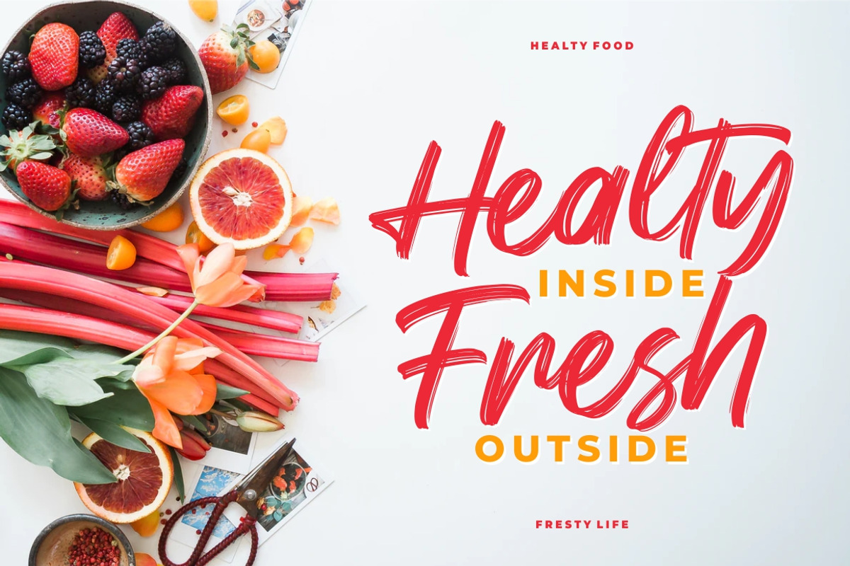 Keypass - Handbrush Font preview 4