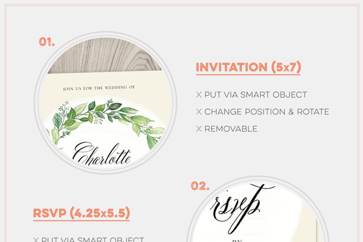 Tied Invitation+RSVP Mockup, a Print Template by Hype Your Prints (Photo 7 of 7)