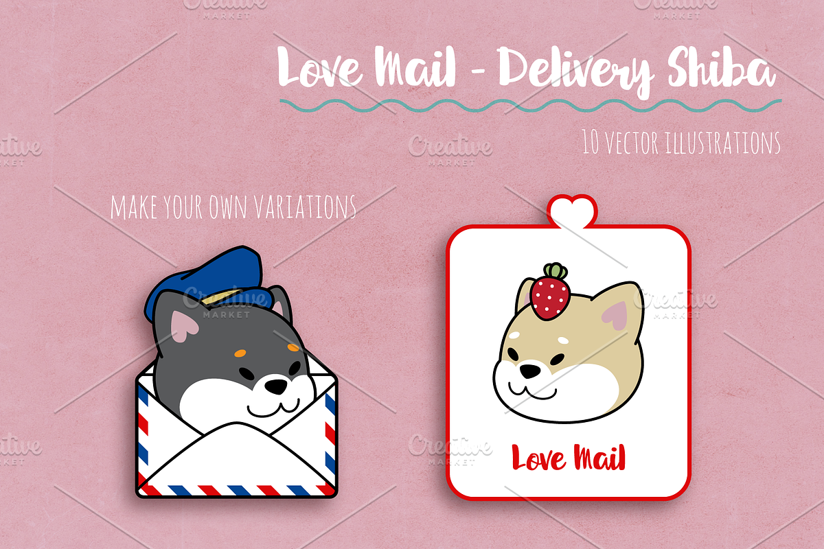 Love Mail ~ Delivery Shiba, an Illustration by Candy Horror Shop (Photo 5 of 7)