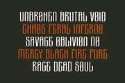 Chorocz Tribal Blackletter Display, a Blackletter Font by Maulana Creative (Thumbnail 5 of 7)