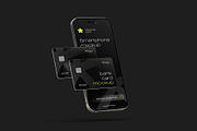 Bank Card with iPhone Mockup Set, an iPhone Mockup by mockupatelier (Thumbnail 5 of 9)