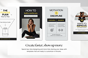 Fitness Pinterest Pin Templates, a Social Media Template by DigiPax (Thumbnail 5 of 11)