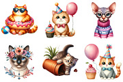 Cat Clipart, Animal Clipart, Pet Png, an Illustration by DreamArtGraphic (Thumbnail 4 of 5)