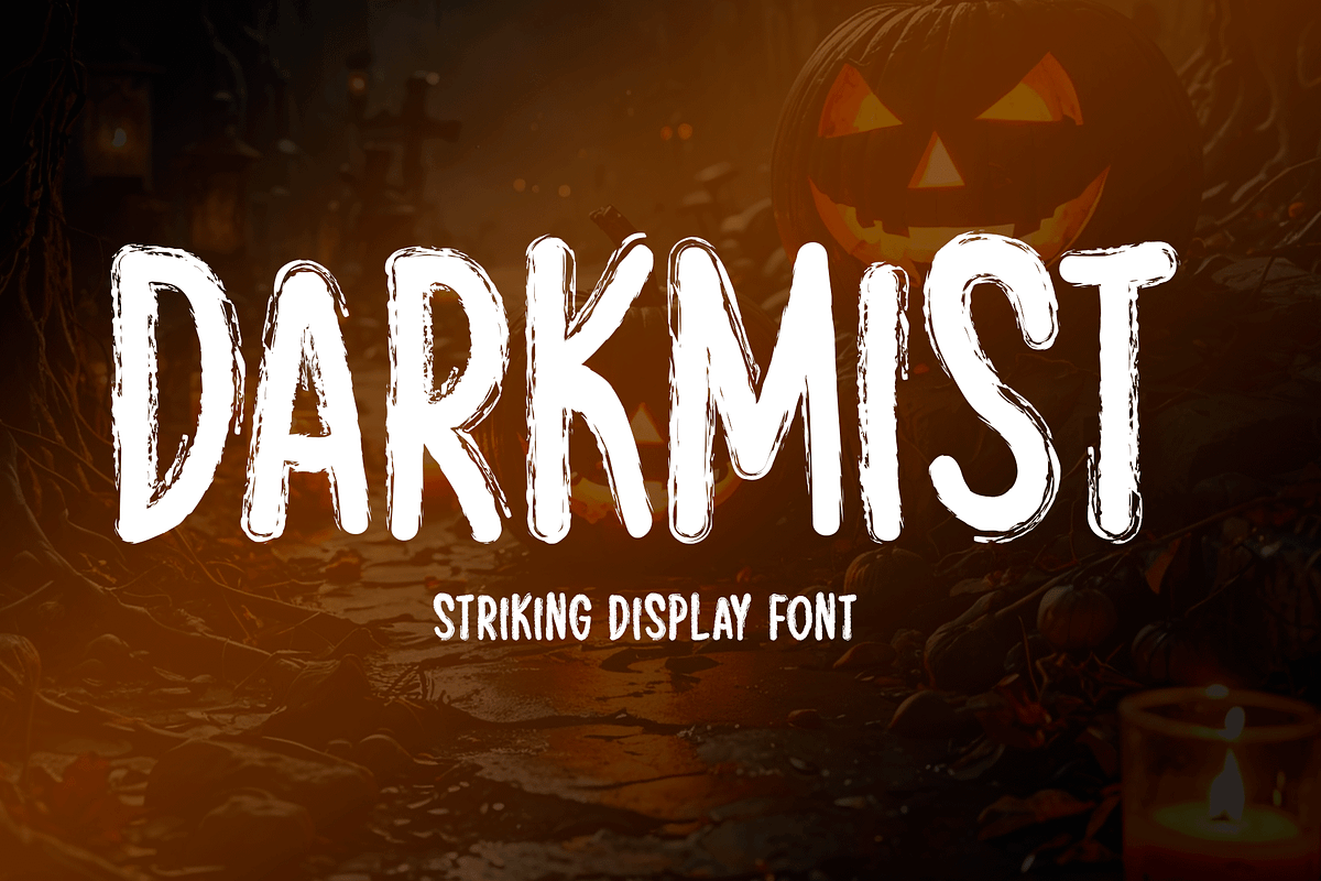 Darkmist Typeface, a Handwritten Font by Seemly Fonts (Photo 1 of 5)