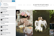 Captivating Wordpress Theme, a WordPress Template by brave + beautiful designs (Thumbnail 2 of 5)