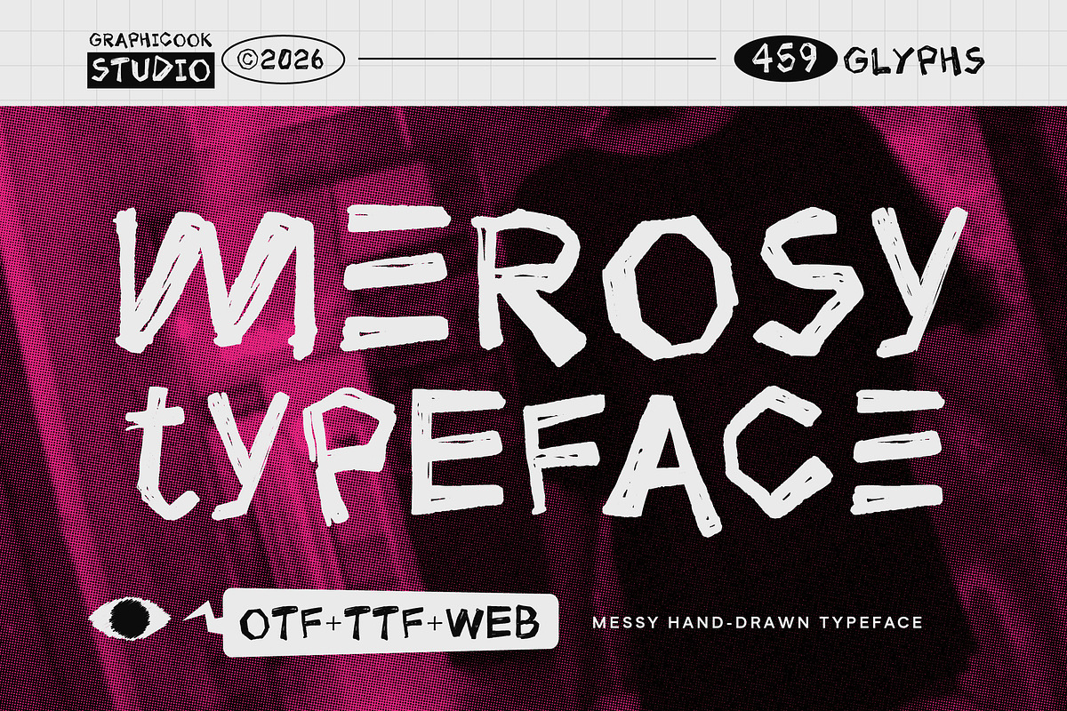 Merosy, a Sans Serif Font by graphicook (Photo 1 of 10)