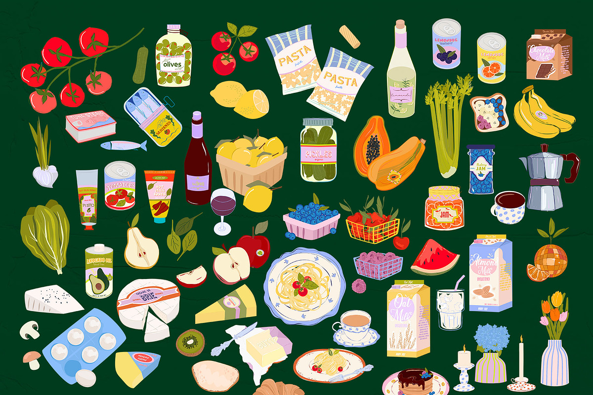 Bon Appetit Wall Arts, an Illustration by Mio Buono (Photo 6 of 9)