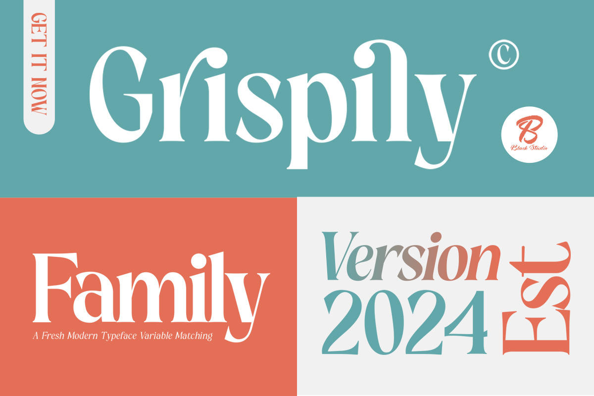 Grispily, a Serif Font by Black Studio (Photo 14 of 16)
