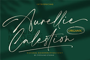 Aurellie Calestion Signature Font, a Script Font by typeline studio (Thumbnail 1 of 10)