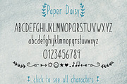 Paper Daisy Font, a Sans Serif Font by maja.mint (Thumbnail 4 of 4)