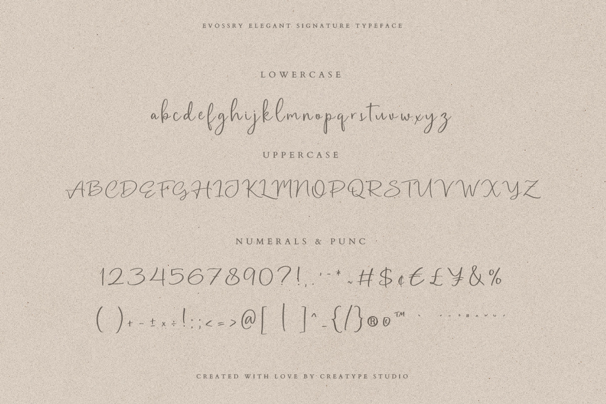 Evossry Signature Business Font, a Script Font by Creatype Studio (Photo 10 of 10)