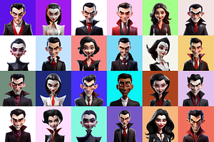 125 Animoji - Vampire People