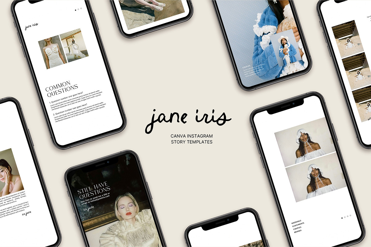 Fashion Photography Canva Templates, a Social Media Template by Seventh Made (Photo 1 of 3)