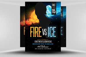 Fire & Ice Flyer Template