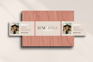 Beige Business Card Template