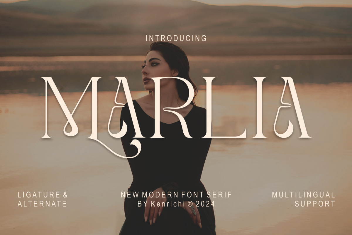 Marlia, a Serif Font by Kenrichi (Photo 1 of 12)