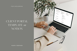 Client Portal Template on Notion