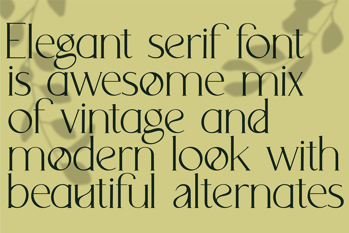Avocado - Serif Font, a Serif Font by Anna Zakharchenko (Photo 2 of 12)