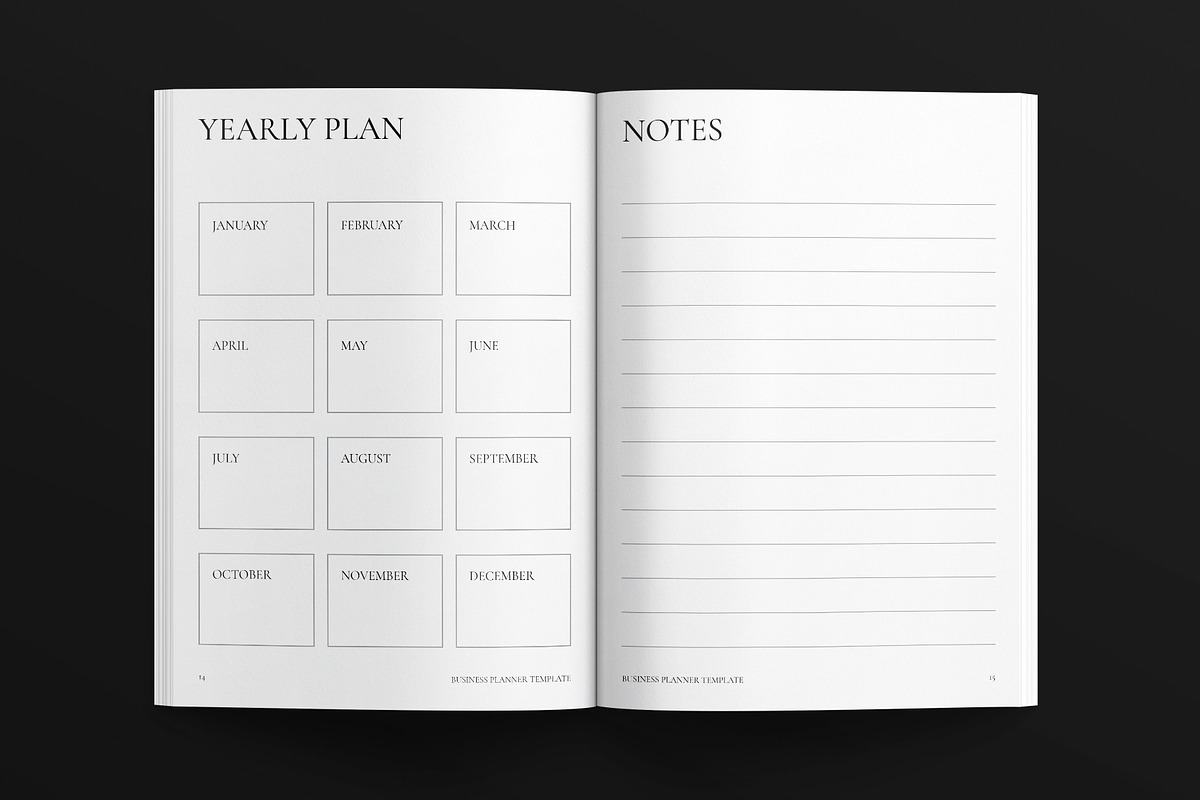 Planner Template, a Brochure Template by E-Type (Photo 6 of 7)