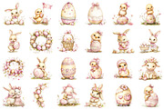 Whimsical Easter Clipart, an Illustration by designcity5 (Thumbnail 2 of 5)
