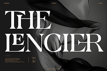 The Lencier Modern Luxury Font