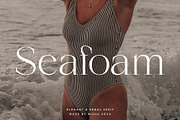 Seafoam - Elegant & Regal Serif, a Serif Font by Misha Sova (Thumbnail 1 of 8)