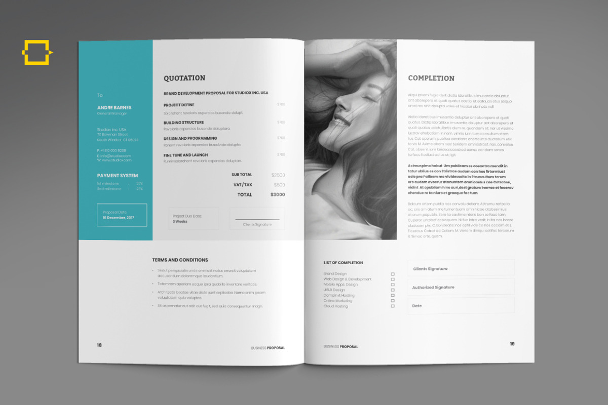 Project Proposal, a Brochure Template by DesignJanala (Photo 7 of 7)