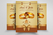 Wedding Invitation Flyer Template, a Flyer Template by Business Flyers (Thumbnail 1 of 2)