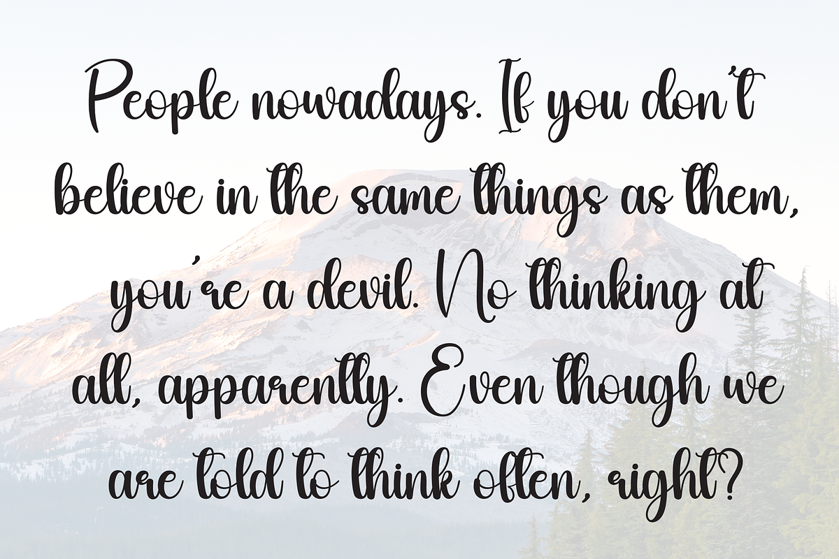 Building | Script Font, a Handwritten Font by Scratchones (Photo 6 of 9)