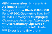 50% off Adlinnaka Sans - Font Family, a Sans Serif Font by HARMNESSLESS (Thumbnail 2 of 11)