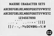 Maxine - Display Font, a Slab Serif Font by Almeera Std (Thumbnail 3 of 5)