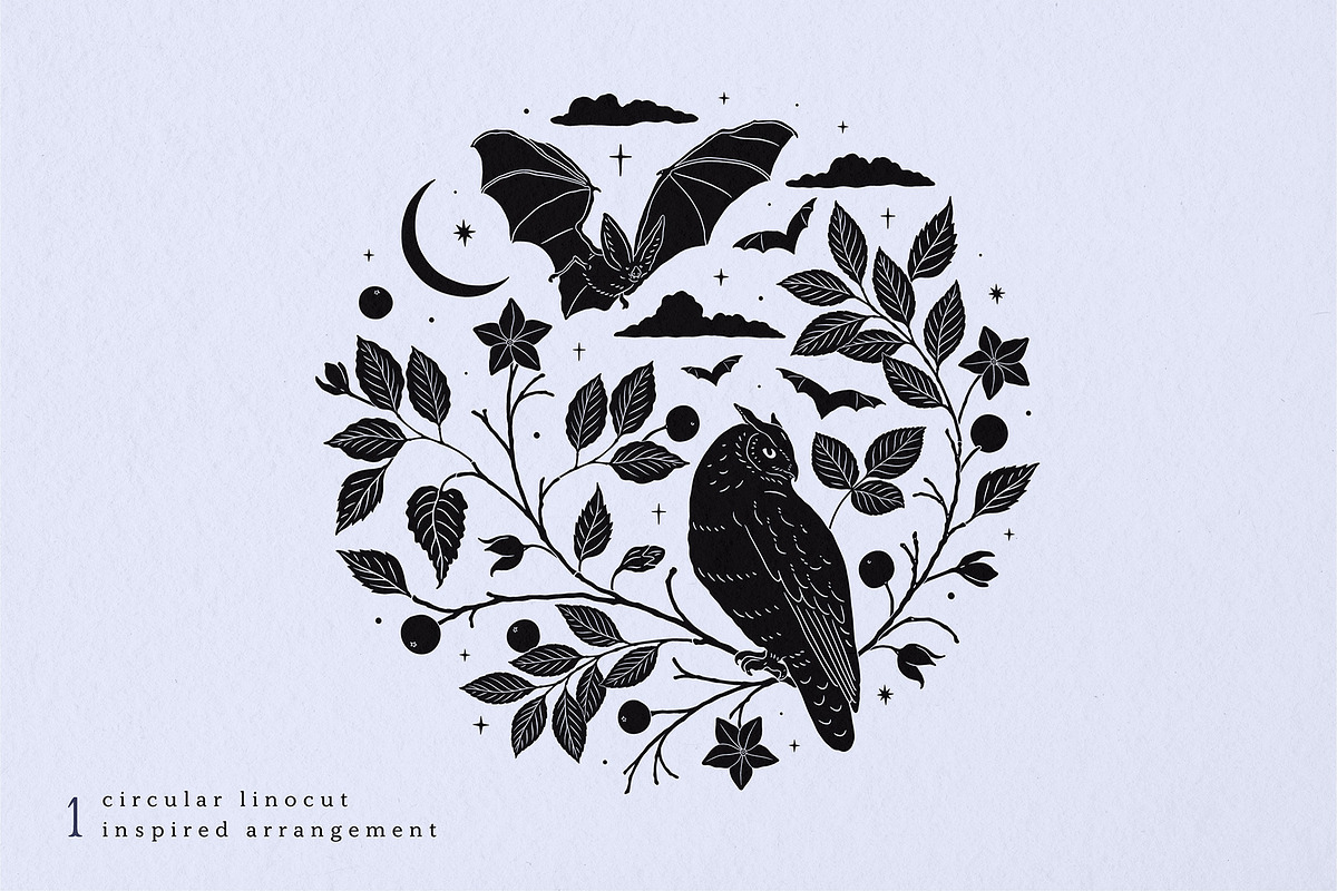Enchanted Wonders 2 in 1 Graphic Set, a Decorative Illustration by rouxsupplyco (Photo 15 of 19)