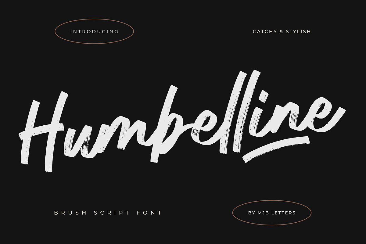 Humbelline - Brush Font, a Handwritten Font by MJB Letters (Photo 1 of 11)
