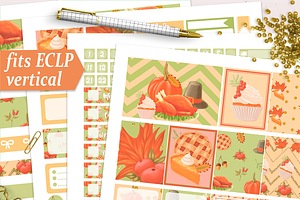 Thanksgiving Day Set weekly planner
