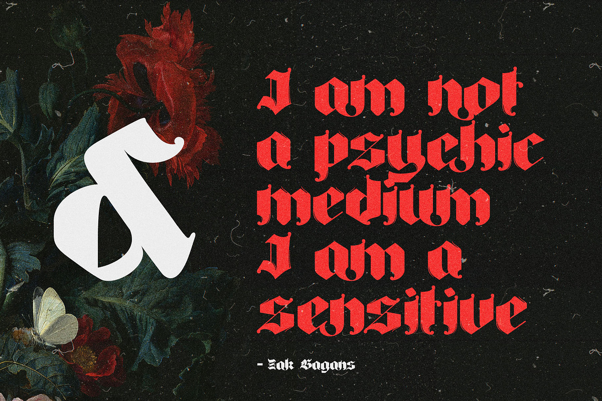 Big Fat Gothic Blackletter Typeface, a Blackletter Font by alit design (Photo 2 of 11)