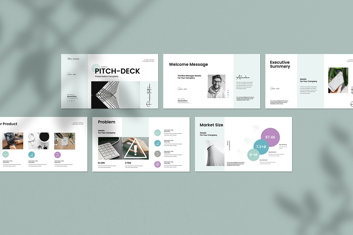 Pitch-Deck Presentation Template preview 2