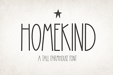 Homekind | Tall Farmhouse Font