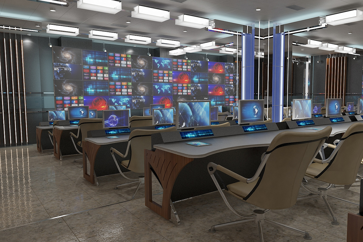 TV Studio Control Room 1, an Architecture 3D Model by akerStudio (Photo 2 of 42)