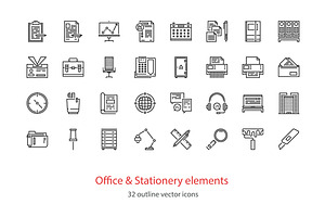 Office and Stationery elements