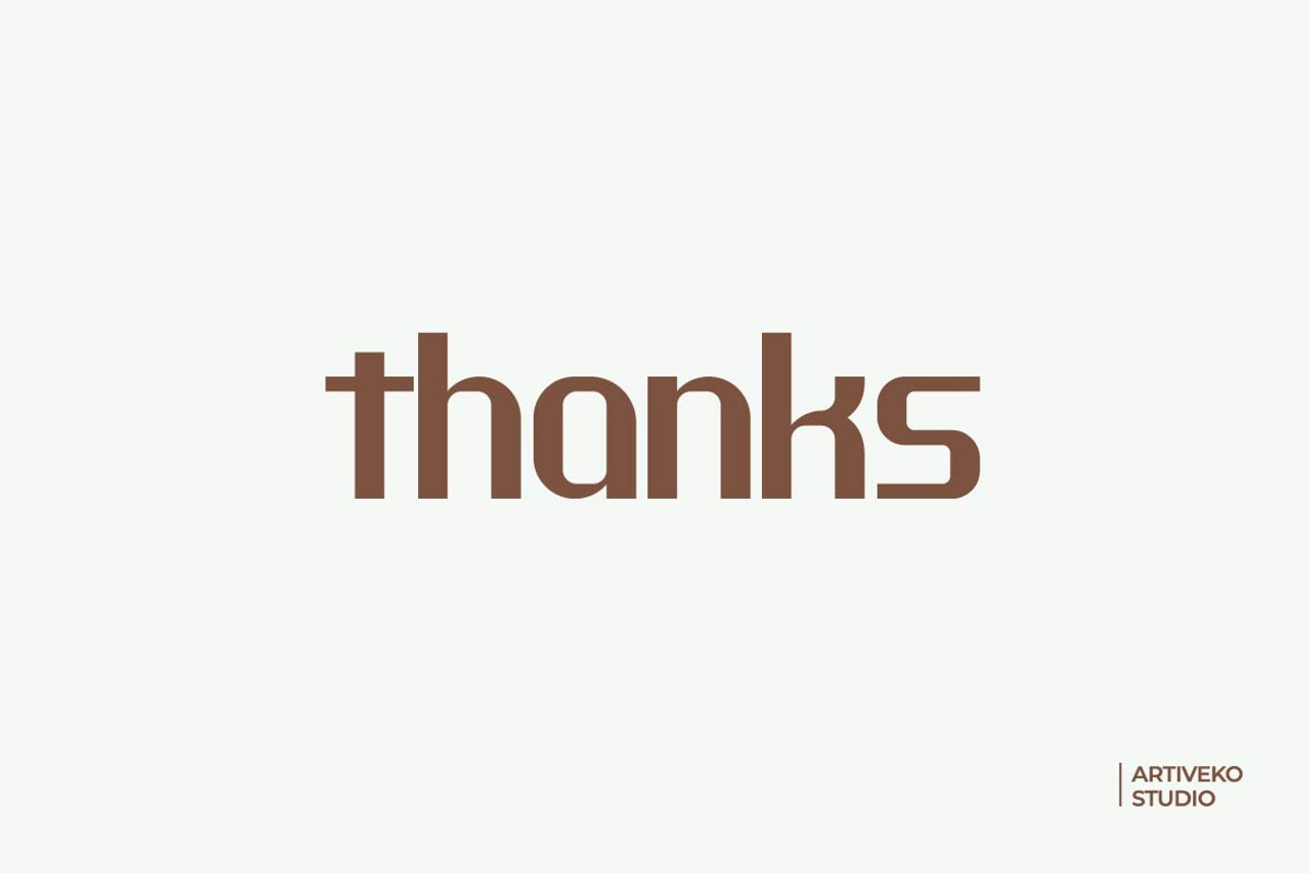 Geotouch – Creative Display Typeface, a Sans Serif Font by Artiveko (Photo 8 of 8)