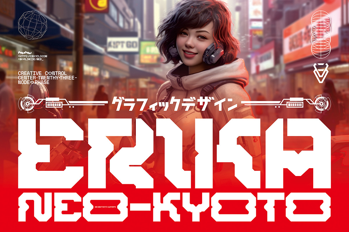 NCL ROBOWAPIX - Cyberpunk Futuristic, a Sans Serif Font by Enxyclo Studio (Photo 7 of 11)