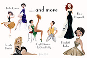 Hollywood Vintage Collection, an Illustration by Fantom Fifi Art (Thumbnail 5 of 9)
