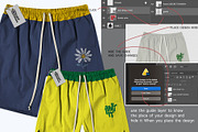 swimming and sport short psd mockup, a Bottom Mockup by NH graphic (Thumbnail 4 of 4)