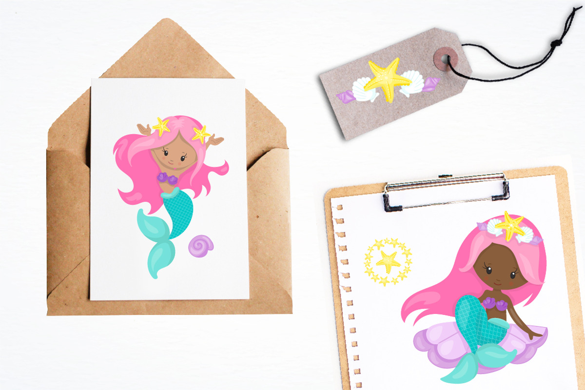 Mermaid Squad, an Illustration by PrettyBundles (Photo 4 of 5)