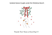 Geese under the Mistletoe Set, a Pattern Graphic by Toltemara (Thumbnail 3 of 3)