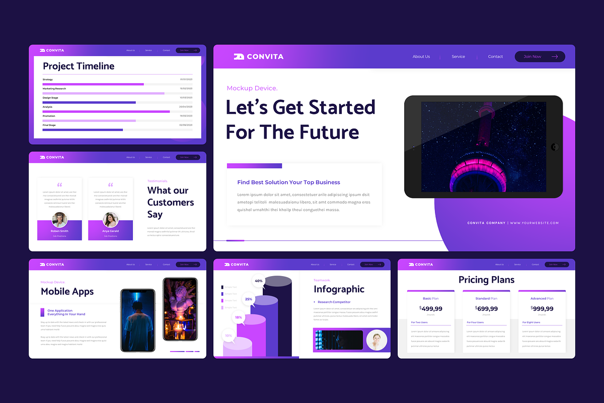 Convita - Business Pitch Deck, a Presentation Template by YossyOneStd (Photo 4 of 7)