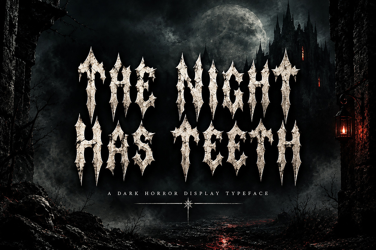 Morvyth — Dark Gothic Display Font, a Blackletter Font by Wow Magic (Photo 5 of 5)