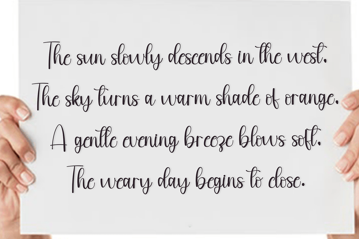 Dahlia Beautiful, a Handwritten Font by FreshTypeINK (Photo 6 of 8)